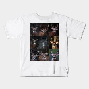 Group of nine - White-tailed Deer Kids T-Shirt